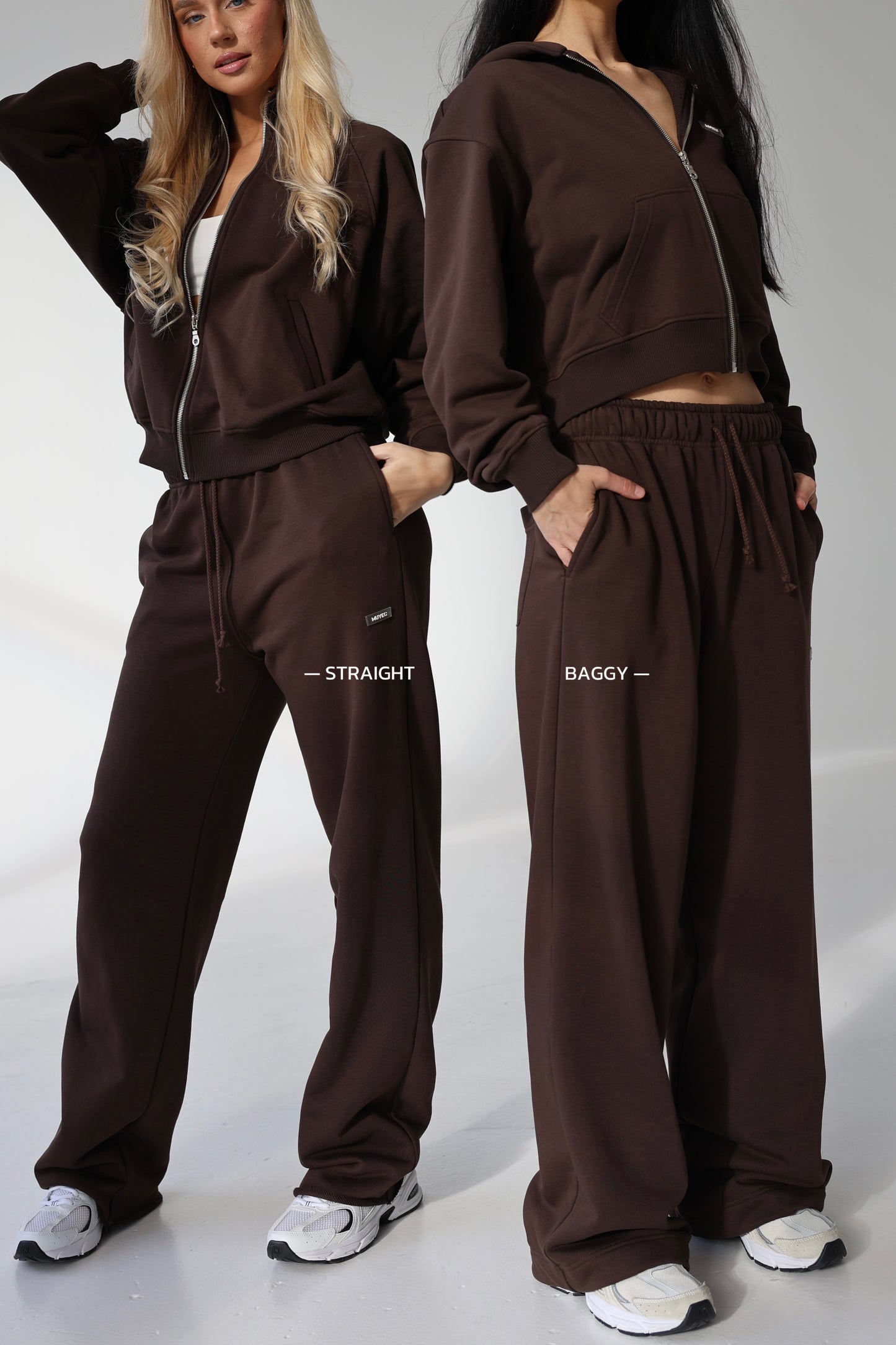 BAGGY PANTS IN BLACK COFFEE